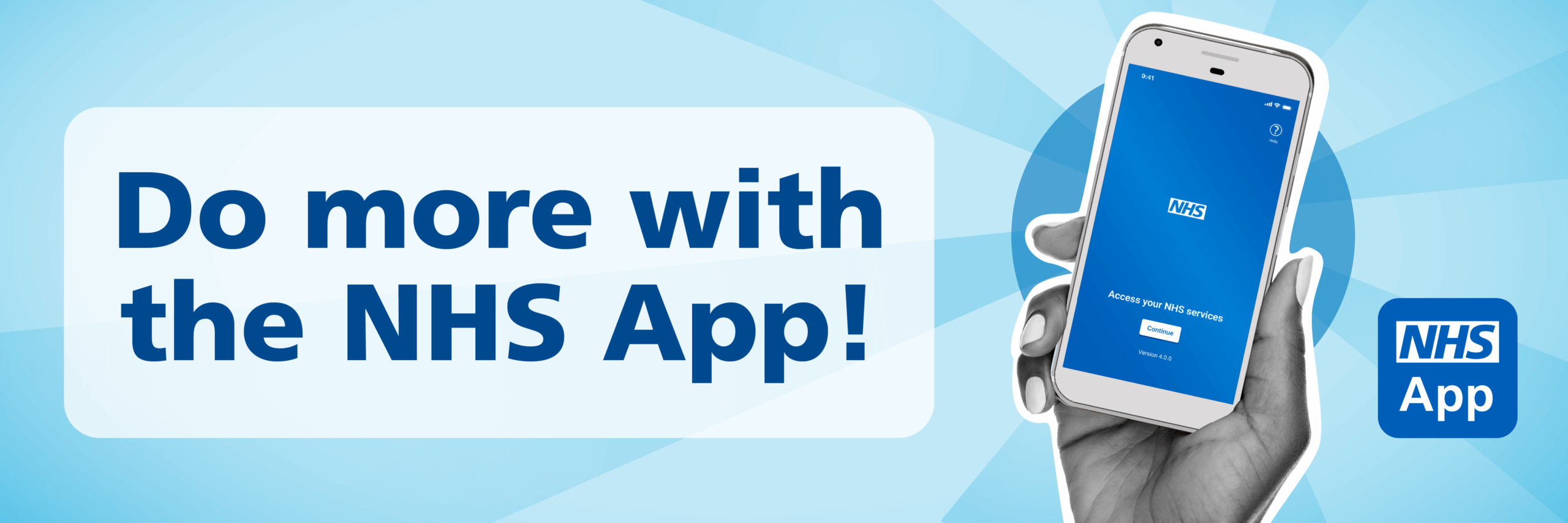 Do more with the NHS App